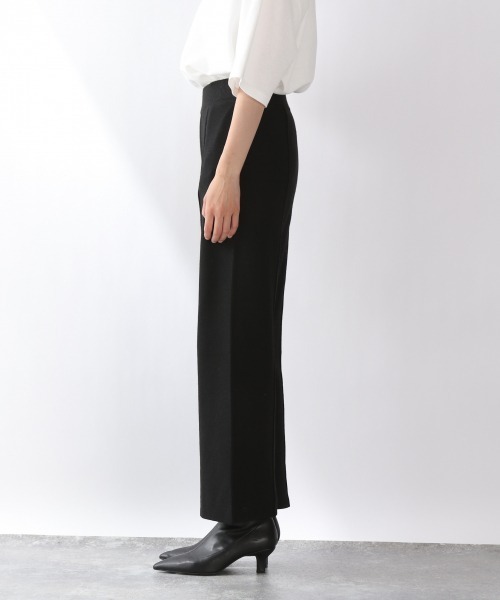 LOWRYS FARM(ローリーズファーム)の「モクニットピンタックパンツ 917416(その他パンツ・レディース・ブラック/アイボリー/ブラウン・FREE)」の5枚目の写真