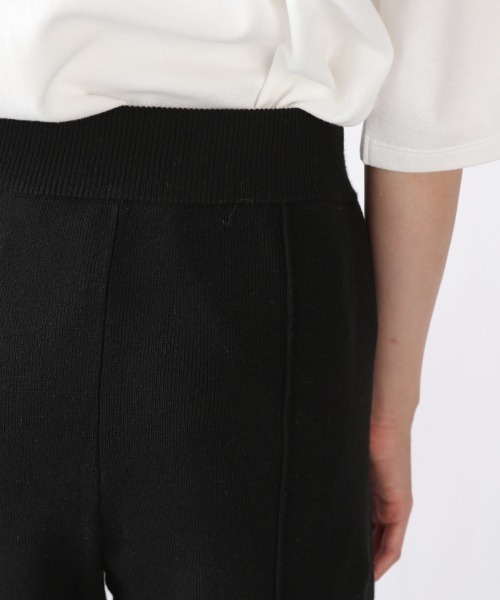 LOWRYS FARM(ローリーズファーム)の「モクニットピンタックパンツ 917416(その他パンツ・レディース・ブラック/アイボリー/ブラウン・FREE)」の9枚目の写真