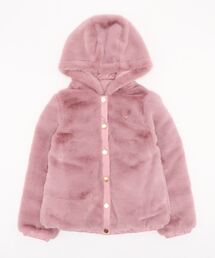kate spade new york kids（ケイトスペードニューヨーク）の「ガールズ  リバーシブルフェイクファーパファーコート（ブルゾン・キッズ）」