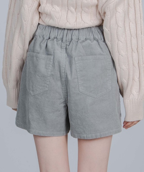 WEGO（ウィゴー）の「WEGO/【WEB限定】コーデュロイショーツ（その他パンツ・レディース・ブラック/グリーン系その他/アイボリー/キャメル/ベージュ・SMALL/MEDIUM/LARGE/X-SMALL）」の20枚目の写真