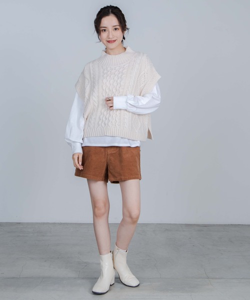 WEGO STANDARD コーデュロイショートパンツM