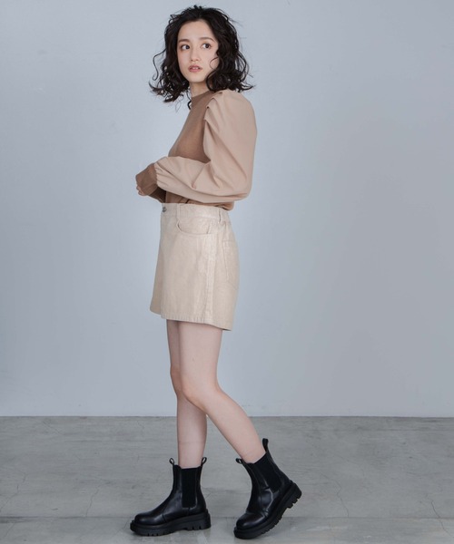 WEGO（ウィゴー）の「WEGO/【WEB限定】コーデュロイショーツ（その他パンツ・レディース・ブラック/グリーン系その他/アイボリー/キャメル/ベージュ・SMALL/MEDIUM/LARGE/X-SMALL）」の12枚目の写真