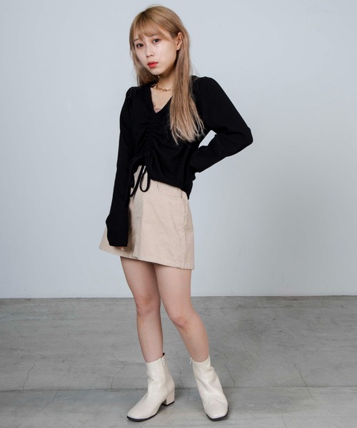 WEGO（ウィゴー）の「WEGO/【WEB限定】コーデュロイショーツ（その他パンツ・レディース・ブラック/グリーン系その他/アイボリー/キャメル/ベージュ・SMALL/MEDIUM/LARGE/X-SMALL）」の18枚目の写真