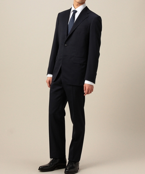 ユナイテッドアローズ 3B サージ セットアップ スーツ ブラック 44 UNITED ARROWS（ユナイテッドアローズ）の「＜BOW＆ARROWS(ボウ アンド