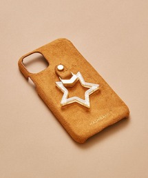 HASHIBAMI（ハシバミ）の「【HASHIBAMI】ビッグスター スエードiPhoneケース ※iPhone11/XR 用（スマホケース/カバー・レディース）」