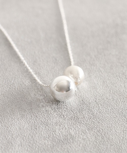 silver 925 大粒パール　ネックレス　トップ 新宿銀の蔵] B⁄7.4g パール 真珠 バロックパール 大粒 シルバー925