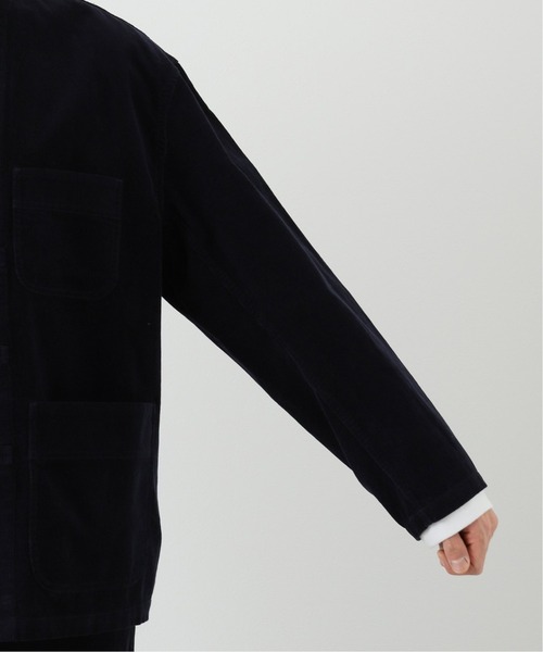 INHERIT（インヘリット）の「【#CRH】 COLE KUNG-HU JACKET【セットアップ着用可能】（ブルゾン・メンズ・ネイビー/アイボリー・LARGE/MEDIUM）」の5枚目の写真