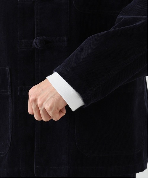 INHERIT（インヘリット）の「【#CRH】 COLE KUNG-HU JACKET【セットアップ着用可能】（ブルゾン・メンズ・ネイビー/アイボリー・LARGE/MEDIUM）」の6枚目の写真