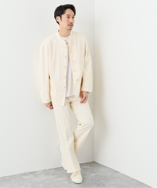 INHERIT（インヘリット）の「【#CRH】 COLE KUNG-HU JACKET【セットアップ着用可能】（ブルゾン・メンズ・ネイビー/アイボリー・LARGE/MEDIUM）」の17枚目の写真