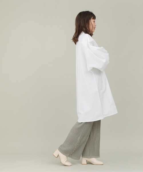 sakishimatokyo（サキシマトーキョー）の「【ZOZO限定】サキシマamp「スカシサイドボタンパンツ」（その他パンツ・レディース・ホワイト系その他/ブラック/ラベンダー/カーキ・FREE）」の22枚目の写真