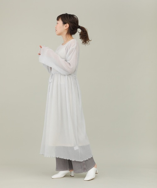 sakishimatokyo（サキシマトーキョー）の「【ZOZO限定】サキシマamp「スカシサイドボタンパンツ」（その他パンツ・レディース・ホワイト系その他/ブラック/ラベンダー/カーキ・FREE）」の19枚目の写真