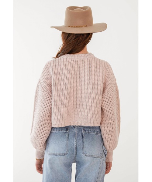 ALEXIA STAM（アリシアスタン）の「Puff Sleeve Cropped Knit