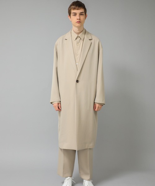 STUDIOUS/CITY/チェスターコート CITY】1BUTTON CHESTER COAT（チェスターコート）｜CITY
