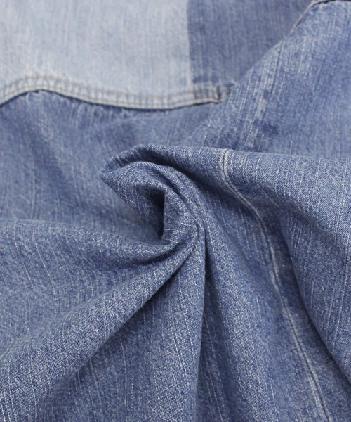 RNA（アールエヌエー）の「D1535 デニムＢＯＸワンピ（ワンピース・レディース・インディゴブルー/ケミカルウォッシュ・MEDIUM）」の5枚目の写真