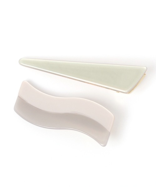 studio CLIP（スタディオクリップ）の「2SET配色カラーピン（バレッタ/ヘアクリップ・レディース・その他2/その他1・FREE）」の2枚目の写真