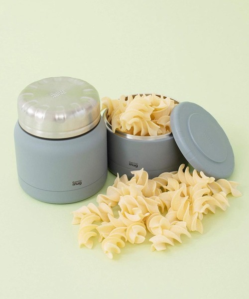thermo mug アイボリー 保温弁当箱 セット thermo mug お弁当箱 CONTAINER 210ml （ 弁当箱 ランチボックス
