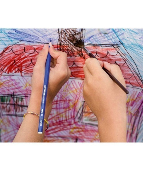 アクアカラー 24色セット 色鉛筆 2.8mm 水彩色鉛筆/STABILO(スタビロ