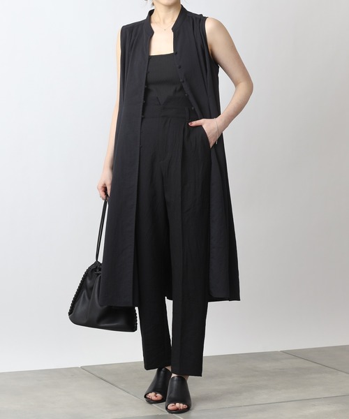 COLONY 2139（コロニートゥーワンスリーナイン）の「【WEB・一部店舗限定】麻調テーパードパンツ(セットアップ可)（その他パンツ・レディース・ブラック/ブラウン・MEDIUM/LARGE）」の20枚目の写真