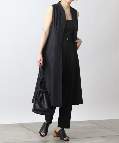 COLONY 2139（コロニートゥーワンスリーナイン）の「【WEB・一部店舗限定】麻調テーパードパンツ(セットアップ可)（その他パンツ・レディース・ブラック/ブラウン・MEDIUM/LARGE）」の16枚目の写真