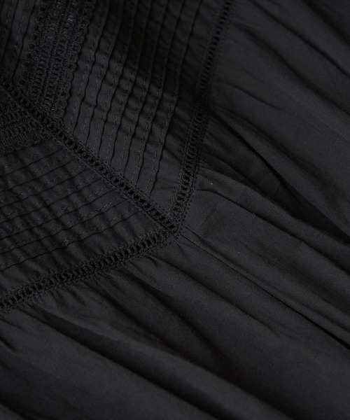 ROPE' PICNIC（ロペピクニック）の「INDIAバイアスレースティアードワンピース（ワンピース・レディース・オレンジ系その他/ブラック/グリーン・38）」の13枚目の写真