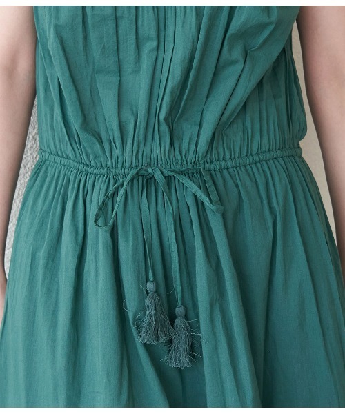 ROPE' PICNIC（ロペピクニック）の「INDIAバイアスレースティアードワンピース（ワンピース・レディース・オレンジ系その他/ブラック/グリーン・38）」の9枚目の写真