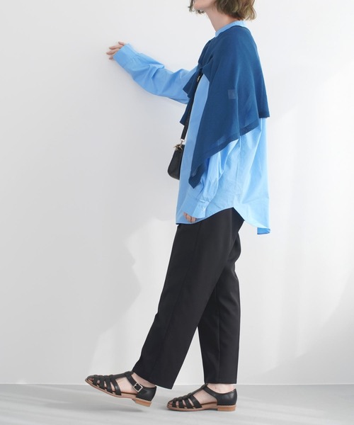 AmiAmi（アミアミ）の「グルカサンダル / レザー編み込みストラップサンダル（サンダル・レディース・ホワイト/ブラック/ブラウン・LL/S/M/L）」の4枚目の写真