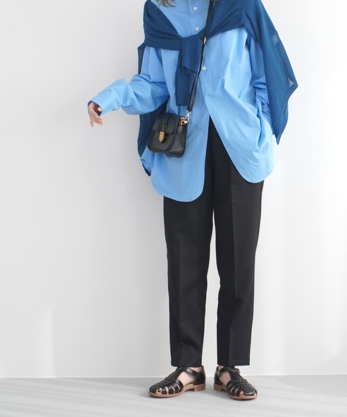 AmiAmi（アミアミ）の「グルカサンダル / レザー編み込みストラップサンダル（サンダル・レディース・ホワイト/ブラック/ブラウン・LL/S/M/L）」の7枚目の写真