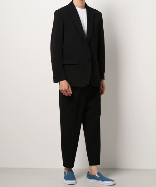 THE SHOP TK （ザ ショップ ティーケー ）の「＜THE SHOP TK/ザ ショップ ティーケー＞シアサッカーセットスーツ６５（スーツセット・メンズ・ブラック/グレー系その他・LL/L/M）」の2枚目の写真