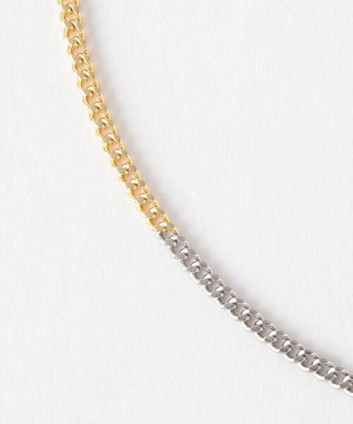 green label relaxing（グリーンレーベルリラクシング）の「SC GLR Chain Necklace チェーン ネックレス 男女兼用 ユニセックス（ネックレス・メンズ・シルバー/ゴールド・FREE）」の3枚目の写真