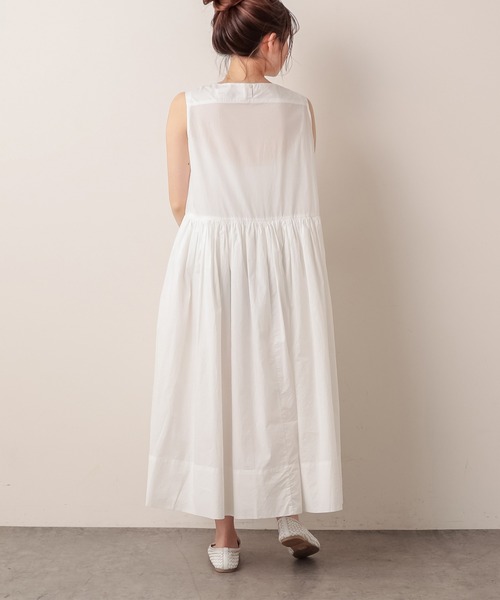 PUAL CE CIN（ピュアルセシン）の「ペーパー加工ワンピース（ワンピース・レディース・ホワイト/ブラック/ナチュラル・FREE）」の13枚目の写真