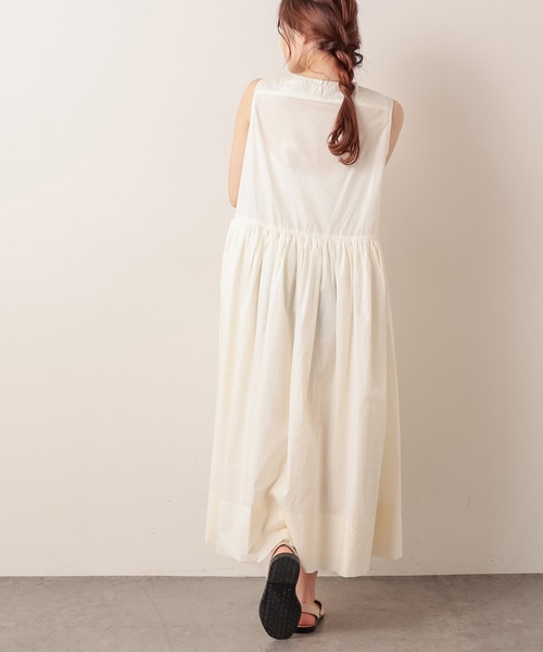 PUAL CE CIN（ピュアルセシン）の「ペーパー加工ワンピース（ワンピース・レディース・ホワイト/ブラック/ナチュラル・FREE）」の20枚目の写真