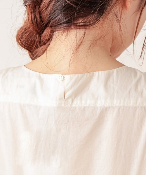 PUAL CE CIN（ピュアルセシン）の「ペーパー加工ワンピース（ワンピース・レディース・ホワイト/ブラック/ナチュラル・FREE）」の4枚目の写真