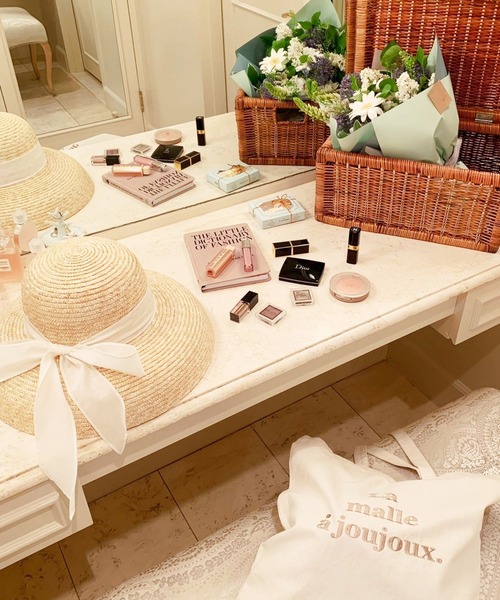 Heather（ヘザー）の「あいねねシンプルロゴトート 954974（トートバッグ・レディース・アイボリー系/ブルー系・ONE SIZE）」の3枚目の写真