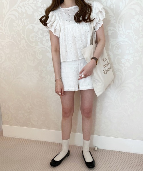 Heather（ヘザー）の「あいねねシンプルロゴトート 954974（トートバッグ・レディース・アイボリー系/ブルー系・ONE SIZE）」の7枚目の写真