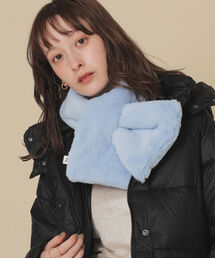 Ray BEAMS | Ray BEAMS / フェイクファー ティペット(マフラー)