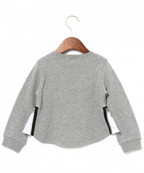 green label relaxing（グリーンレーベルリラクシング）の「【KIDS】 ウラケ サイドレース プルオーバー（スウェット・キッズ・ブラック/グレー・115/135/105/125/95）」の3枚目の写真