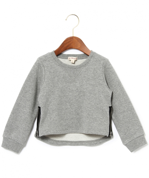 green label relaxing（グリーンレーベルリラクシング）の「【KIDS】 ウラケ サイドレース プルオーバー（スウェット・キッズ・ブラック/グレー・115/135/105/125/95）」の5枚目の写真