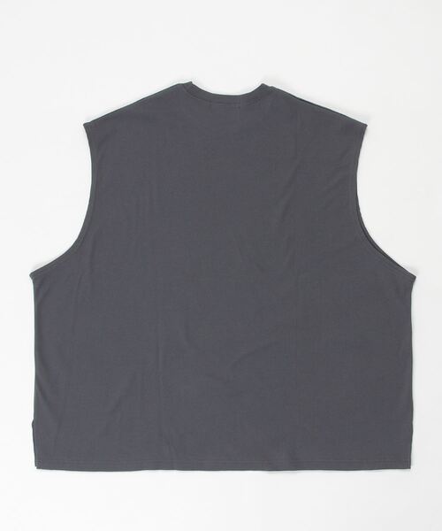 XU(エックスユー)の「【XU/エックスユー】waffle sleeveless tee/ワッフル スリーブレス Tシャツ(その他トップス・メンズ・チャコールグレー/ブラック・ONE SIZE)」の13枚目の写真