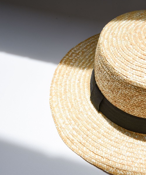 folka（フォルカ）の「【folka（フォルカ）】クラシカルカンカン帽（ハット・レディース・ベージュ・ONE SIZE）」の8枚目の写真