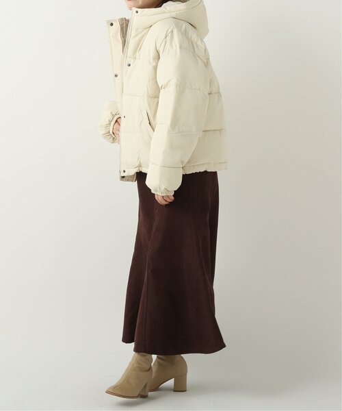 RAY CASSIN（レイカズン）の「ボリュームフェイクダウン（ダウンジャケット/コート・レディース・ブラック/ブラウン/キナリ・FREE）」の12枚目の写真