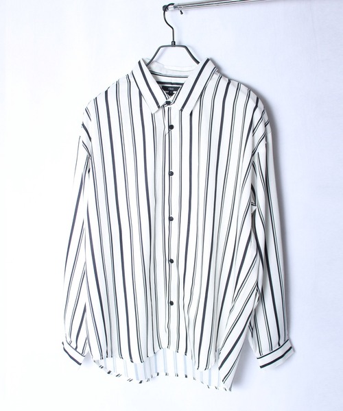 yield(イールド)の「【ciao】総柄 トロミ 長袖 ルーズシルエット ロングスリーブ オーバーサイズシャツ/柄シャツ 227-50(211-50)(シャツ/ブラウス・メンズ・ブルー/ブラウン/ブラック/キャメル/ブルー系2/ブラック系2/ホワイト/グレー/ベージュ系2/ダークブラウン/ブラック系3/ブラック系4/グレー系2/ブラウン系2/ブラウン系3/ブラウン系4/ベージュ/ホワイト系4/ホワイト系5/アイボリー/ブラック系8/ブラック系6/ブラック系7/ホワイト系2/グレー系3/ブラック系5/ネイビー/ホワイト系3/ライトグレー/グレー系4・M/L)」の7枚目の写真