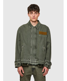 DIESEL | メンズ ジャケット ガーメントダイ(ミリタリージャケット)