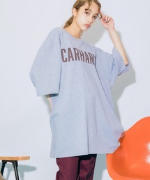 Carhartt/カーハート Loose Fit Heavyweight Shot-Sleeve Block Logo Graphic Tshirt Tシャツ