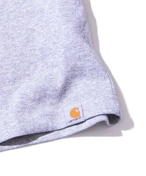 Carhartt(カーハート)の「Carhartt/カーハート Loose Fit Heavyweight Shot-Sleeve Block Logo Graphic Tshirt Tシャツ(Tシャツ/カットソー・メンズ・スモークピンク/グレー・XL/XXL/L)」の12枚目の写真
