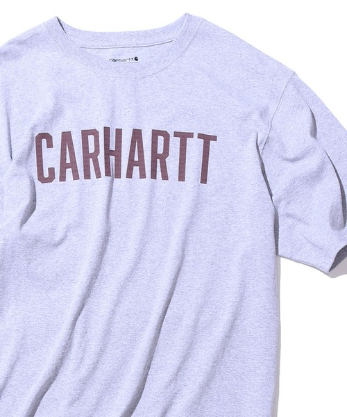 Carhartt(カーハート)の「Carhartt/カーハート Loose Fit Heavyweight Shot-Sleeve Block Logo Graphic Tshirt Tシャツ(Tシャツ/カットソー・メンズ・スモークピンク/グレー・XL/XXL/L)」の15枚目の写真