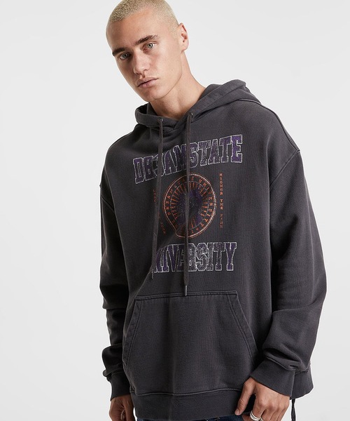 KSUBI（スビ）の「KSUBI UNIVERSITY BIGGIE HOODIE (5000006077)（パーカー・メンズ・ブラック・MEDIUM/LARGE）」の4枚目の写真