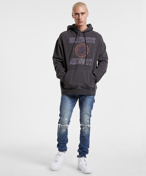 KSUBI（スビ）の「KSUBI UNIVERSITY BIGGIE HOODIE (5000006077)（パーカー・メンズ・ブラック・MEDIUM/LARGE）」の6枚目の写真