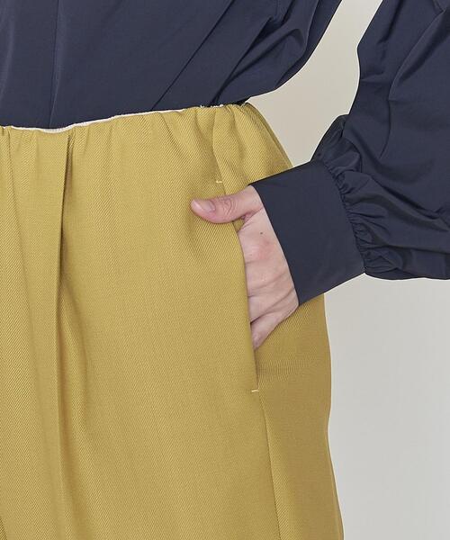 ASTRAET(アストラット)の「<ASTRAET(アストラット)>W/PE スソGUM タックイージーパンツ†(その他パンツ・レディース・ベージュ/イエロー/ダークグレー・1/0/00)」の8枚目の写真