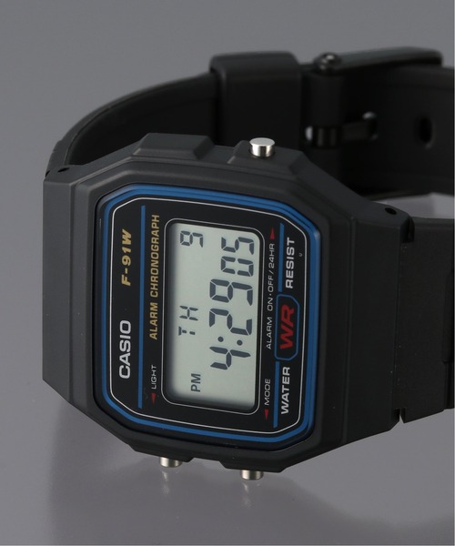 CASIO（カシオ）の「【CASIO Collection/カシオ コレクション】F-91W-1JH（アナログ腕時計・メンズ・ブラック・FREE）」の2枚目の写真
