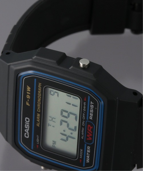 CASIO（カシオ）の「【CASIO Collection/カシオ コレクション】F-91W-1JH（アナログ腕時計・メンズ・ブラック・FREE）」の3枚目の写真
